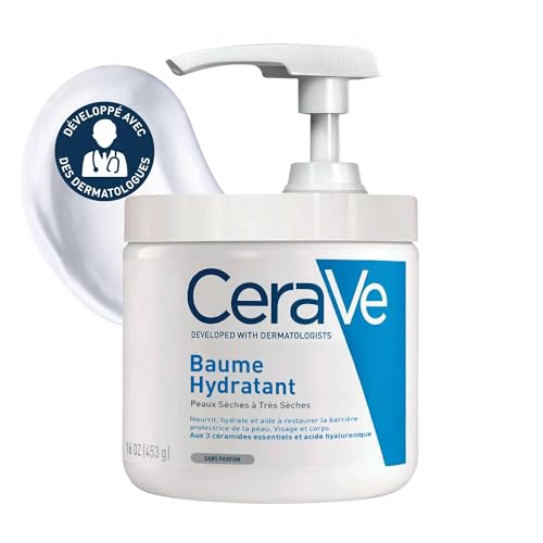 CeraVe feuchtigkeitscreme für gesicht und körper, hyaluron, ceramide, 454 g