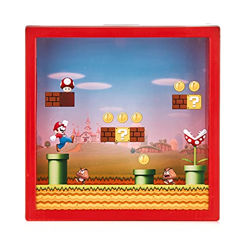 super mario sparschwein 18 cm rot, offizielles nintendo geschenk für fans