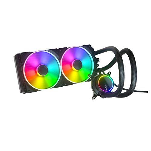 fractal design celsius+ s28 prisma 280 mm aio wasserkühlung 2x 140 mm argb lüfter