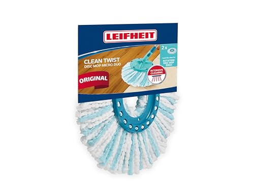 Produktbild: leifheit ersatzkopf clean twist disc mop, moppkopf für effiziente reinigung