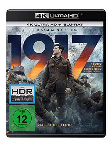 1917 4K UHD Blu-ray IMDb 8,2 für 13,72, Blu-ray für 4,58 Prime
