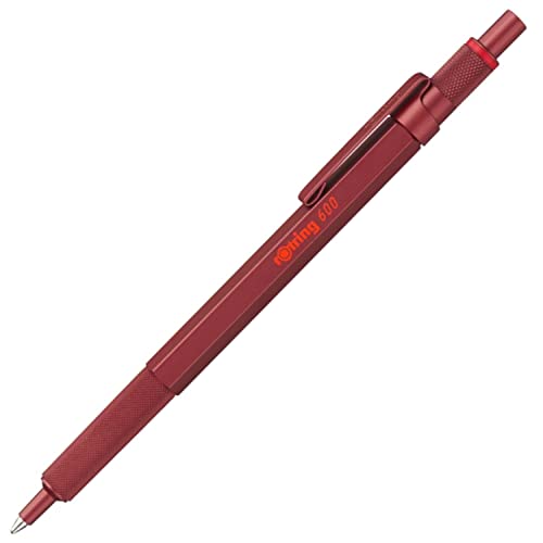 rOtring 600 Kugelschreiber, nachfüllbar, mittlere Spitze, schwarze Tinte