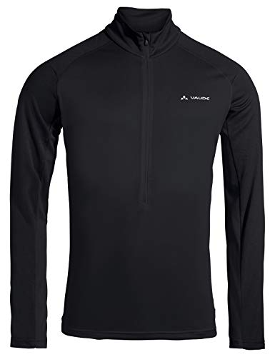 vaude herren pullover larice light shirt ii schwarz, gr. s eu