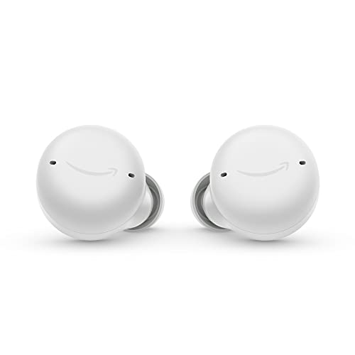 echo buds wireless earbuds mit alexa, bluetooth, noise cancelling, wasserfest, weiß