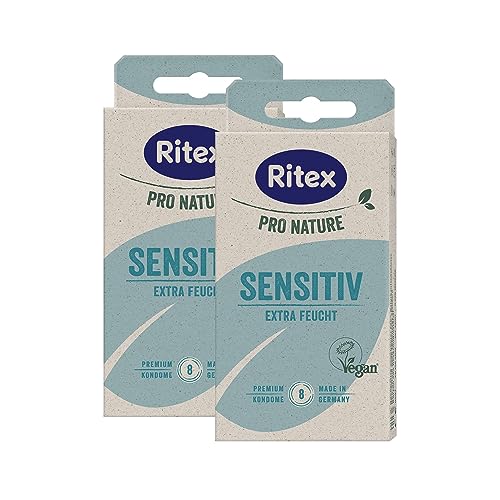 Produktbild: ritex pro nature sensitiv kondome 16 stück extra feucht made in germany