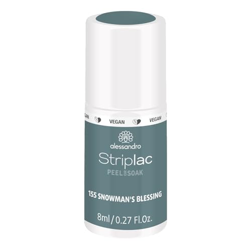 alessandro Striplac UV-Nagellack Snowman's Blessing, 8 ml, Peel-Off-Technologie