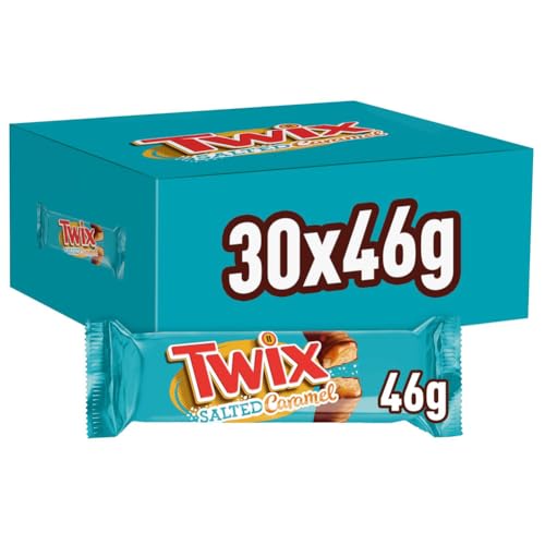 twix salted caramel schokoriegel großpackung 30 doppelriegel 30 x 46 g