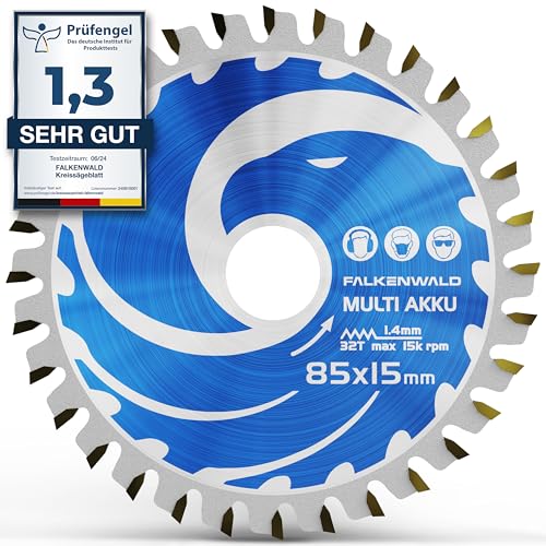 falkenwald sägeblatt holz 115 mm kreissägeblatt 115 x 22,23 mm holzscheibe 115