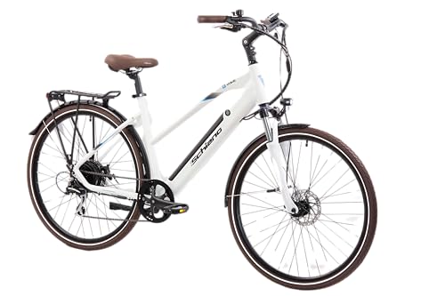 e-bike f.lli schiano e-voke 28 zoll akku kettenschutz federgabel