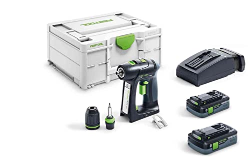 Festool C 18 Akku-Bohrschrauber 4Ah, Schnellladegerät, Systainer