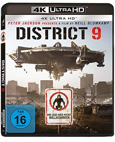 Produktbild: District 9 (2009) - 4K Blu-ray + Blu-ray - IMDB 7,9 - 8,27