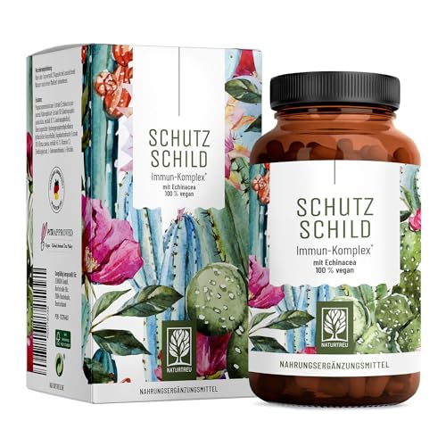 immune system complex mit echinacea 500 mg, vitamin c, zink, selenium, 120 kapseln