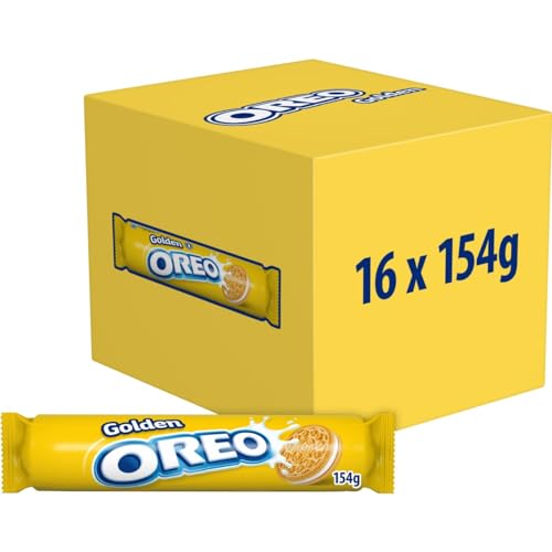 oreo golden weizenkekse mit vanillefüllung, knusprig, 16 x 154 g