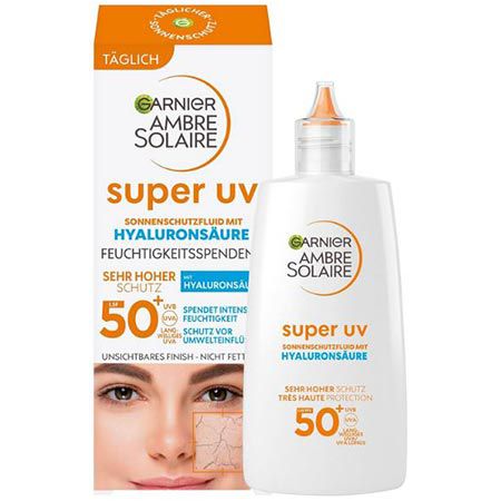 garnier ambre solaire uv-fluid lsf 50+ antioxidativ 9,37 statt 13