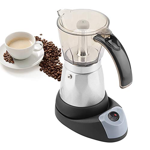 elektrische kaffeemaschine 480w 300ml für 6 tassen, abnehmbare moka maschine eu plug