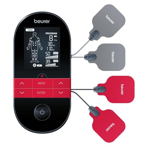 Beurer EM 59 4-in-1 TENS / EMS Gerät mit Akku, digitales Reizstromgerät