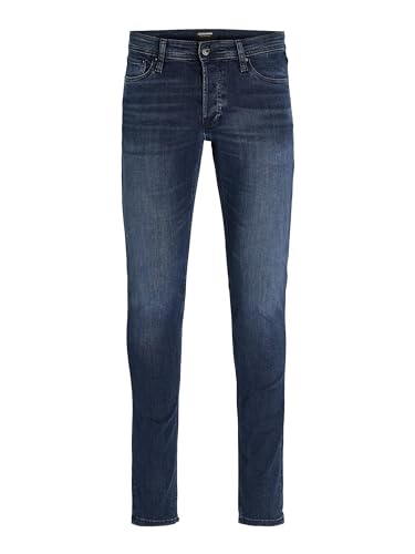 jack & jones slim fit jeans herren glenn skinny tapered 34W 32L dunkelblau