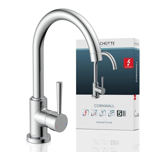 küchenarmatur schütte 79119 corwall niederdruck, einhebelmischer, 360 schwenkbar, chrom