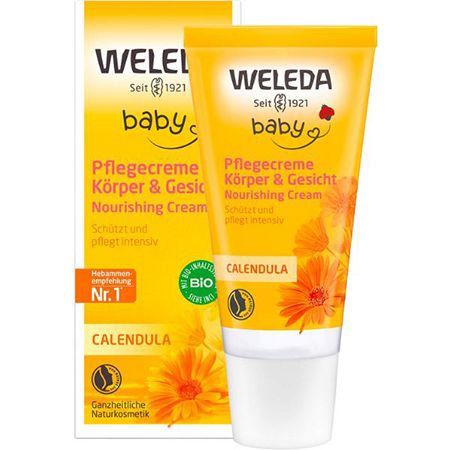 weleda bio baby calendula pflegecreme körper gesicht 30ml ab 1,86