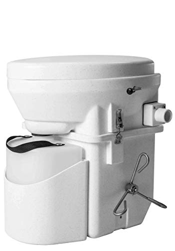Trocken-Trenntoilette Nature's mit platzsparender Fußkurbel