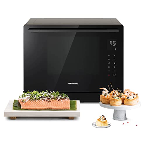 panasonic nn-cs88lbepg mikrowelle 4-in-1 schwarz version fr