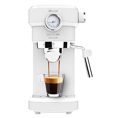 Cecotec Espressomaschine 1350W, 20 Bar, Thermoblock, Dampfrohr für Cappuccino