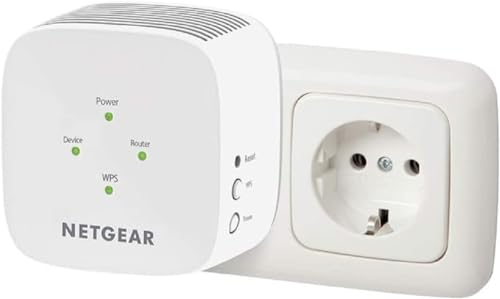 NETGEAR EX3110 WLAN Repeater AC750, Dual-Band 2.4/5 GHz, Reichweite für 2-3 Räume, bis zu 750 Mbps, 20 Geräte