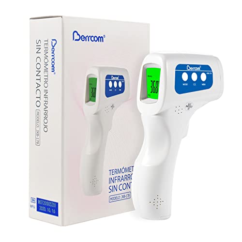 Berrcom kontaktloses Infrarot Fieberthermometer für Babys, digital mit LCD Anzeige