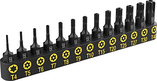 torx bit set 13-teilig lx-301 von lexivon für bosch, makita, milwaukee und andere