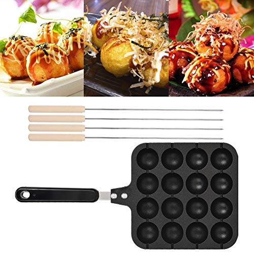 vikye takoyaki grillpfanne, antihaft pfannkuchen und backform,  grillplatte