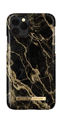 ideal of sweden handyhülle für iphone 11 pro, x, xs - golden smoke marble