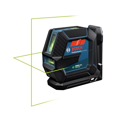 Bosch Professional Linienlaser GLL 2-15 G, grüner Laser, Innenbereich, 15 m