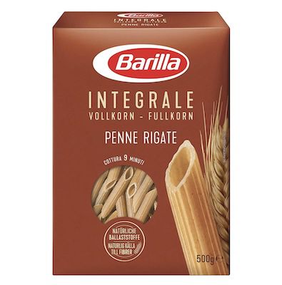 Barilla Vollkorn Penne Rigate Pasta 500g, 1,35 statt 2,79, Prime