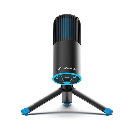 jlab audio talk go usb mikrofon mit usb-c, lautstärkeregelung, stummschaltung