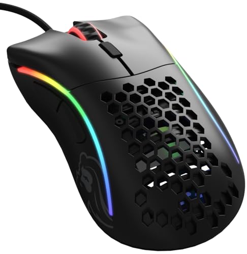 Glorious Gaming Model D- Wired Gaming Mouse, 61g, RGB, Pixart 3360, Ergonomisch