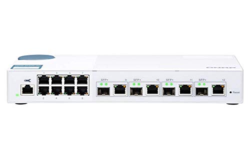 qnap qsw-m408-4c switch 10gbe sfp+ gigabit gestioniert