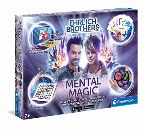 Clementoni Ehrlich Brothers Mental Magic Zauberkasten Kinder ab 7 Jahren
