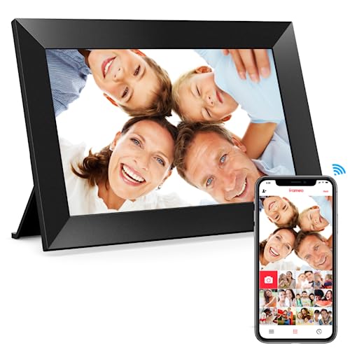 frameo 10,1 zoll digitaler bilderrahmen wifi, 1280x800 hd touchscreen, 32gb Speicher