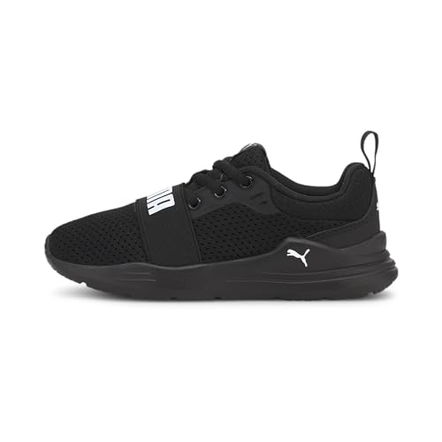 puma kinder sneaker wired run ps schwarz-weiß 31 eu unisex