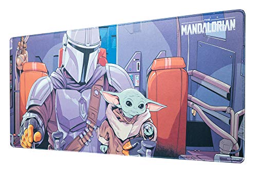 Grupo Erik XXL Gaming Mauspad Star Wars Mandalorian Baby Yoda Grogu rutschfest