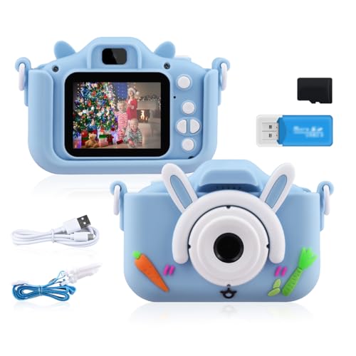 grepro kinder kamera 1080p hd digitalkamera für 3-9 jahre blau, 2.0 display