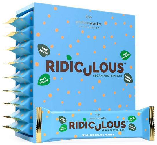 9er pack protein works wilde schoko erdnuss proteinriegel 9,28 euro statt 14 euro