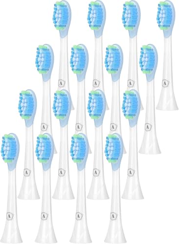 Aufsteckbürsten kompatibel mit Philips Sonicare 16 Stück Classic Precision Clean