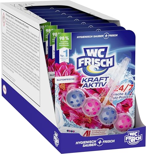 wc-frisch kraft aktiv rim hanger, duft fresh flowers