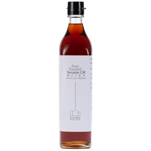 sesamöl 100% rein geröstet 500ml - emma basic - reichhaltiger geschmack, antioxidativen