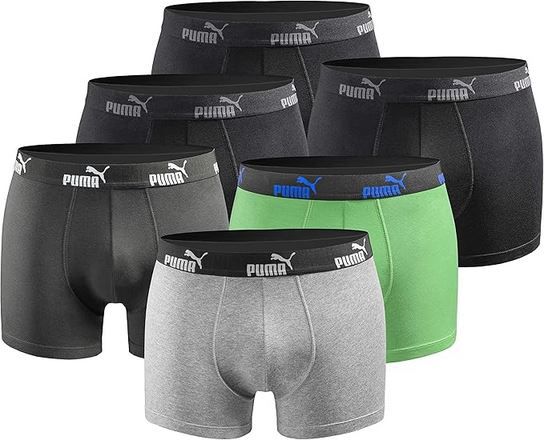 puma boxershorts 6er pack basic black limited edition 29,99 euro statt 38 euro