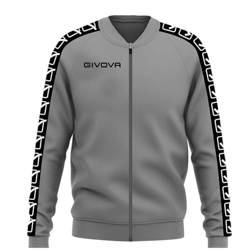 Produktbild: givova herren college jacke band weste grau größe s