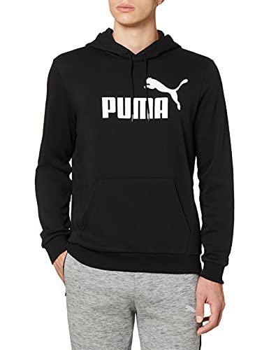 Produktbild: puma hoodie herren teamgoal big logo schwarz größen s, m, xxl, 3xl, 4xl
