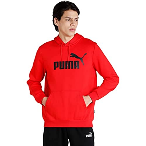 puma herren pullover big logo sweatshirt, schwarz, größe l eu