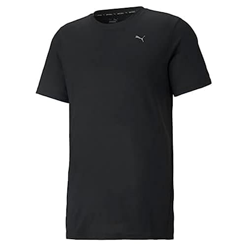 puma herren performance t-shirt schwarz XL EU, sportshirt für aktive männer